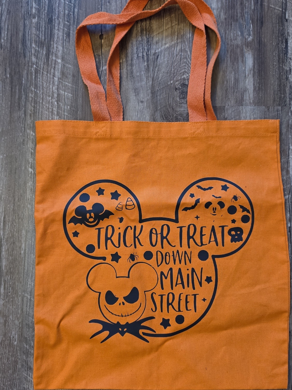 Disney Halloween Tote Bag Trick Or Treat Main Street Star Wars Jack Skellington